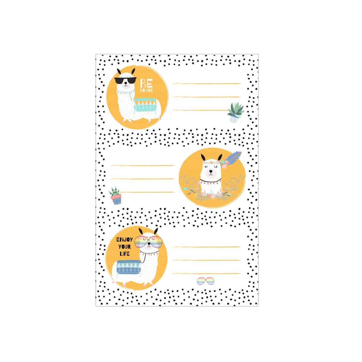 Herlitz Ετικετες Αυτοκολλητες Lama